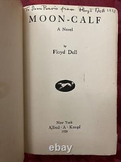 MOON-CALF by Floyd Dell First Edition Signed By Author