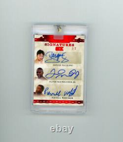 Manny Pacquiao Floyd Mayweather Jr Whitaker Auto? Judah Errol Spence Ward 1/2