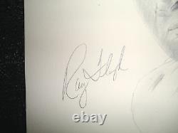 Masters Champion Ray Floyd Signed Autographed Lithograph Pencil Sketch JSA