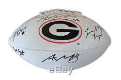 Murray Mitchell Floyd Georgia Bulldogs Autographed Football 5 sigs & FREE Photo