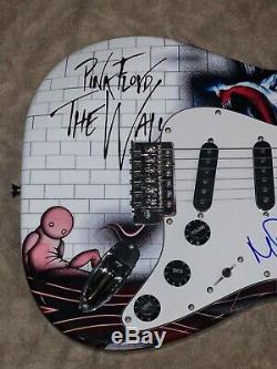 NICK MASON PINK FLOYD THE WALL AUTOGRAPHED SIGNED UNIQUE GRAPHICS GUITAR WithPROOF