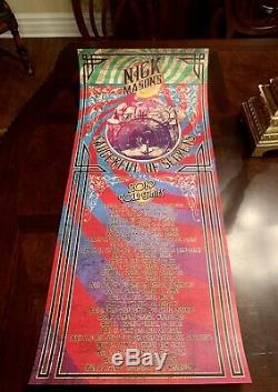 NICK MASON (Pink Floyd) AUTOGRAPHED SIGNED 2019 CONCERT TOUR POSTER! CHICAGO