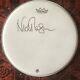 NICK MASON Signed 14 Remo Drum Head Skin COA PINK FLOYD BECKETT Authentication