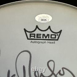 NICK MASON Signed Autograph Drum Head Pink PINK FLOYD JSA COA