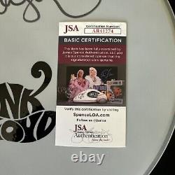 NICK MASON Signed Autograph Drum Head Pink PINK FLOYD JSA COA