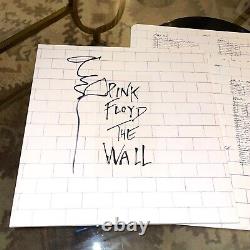 NICK MASON signed autographed THE WALL ALBUM PINK FLOYD BECKETT BAS COA BH086849