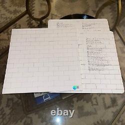 NICK MASON signed autographed THE WALL ALBUM PINK FLOYD BECKETT BAS COA BH086849