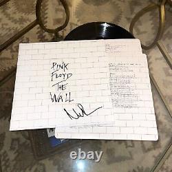 NICK MASON signed autographed THE WALL ALBUM PINK FLOYD BECKETT BAS COA BH086850