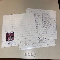 NICK MASON signed autographed THE WALL ALBUM PINK FLOYD DRUMMER JSA COA AF15510