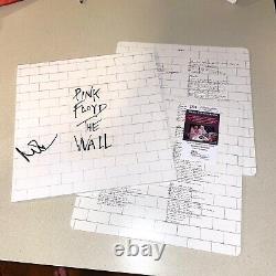NICK MASON signed autographed THE WALL ALBUM PINK FLOYD DRUMMER JSA COA AF15511