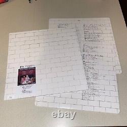 NICK MASON signed autographed THE WALL ALBUM PINK FLOYD DRUMMER JSA COA AF15511