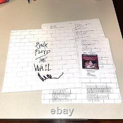 NICK MASON signed autographed THE WALL ALBUM PINK FLOYD DRUMMER JSA COA AF15512