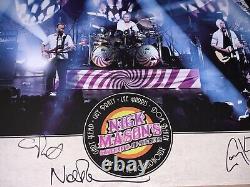 Nick Mason Band Poster Autographed/Signed Pink Floyd Saucerful Of Secrets Live