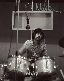 Nick Mason Drummer Signed Autographed'Pink Floyd' 8x10 Photo PROOF JSA E