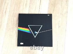 Nick Mason Hand Signed Dark Side of The Moon Pink Floyd Vinyl Record Beckett BAS