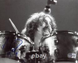 Nick Mason PINK FLOYD Signed 10x8 Photo Beckett Certified BH74011