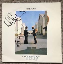 Nick Mason PINK FLOYD Signed / Autographed WYWH Rare Album with Sketch