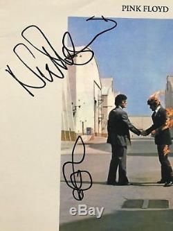 Nick Mason PINK FLOYD Signed / Autographed WYWH Rare Album with Sketch