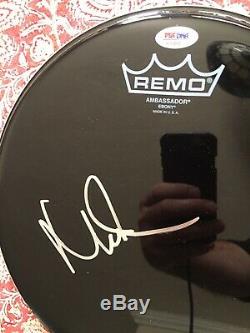 Nick Mason Pink Floyd Signed Autograph Drumhead Drum Head PSA/DNA COA