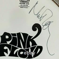 Nick Mason Remo Drum Skin Signed Pink Floyd Uacc + Photo Proof