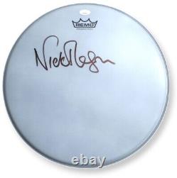 Nick Mason Signed Autographed 14 Drumhead Pink Floyd Drummer JSA AW18006