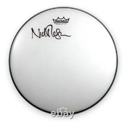 Nick Mason Signed Autographed 14 Drumhead Pink Floyd Drummer JSA AY01178