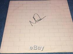 Nick Mason Signed Autographed Pink Floyd The Wall Record Album LP Cover