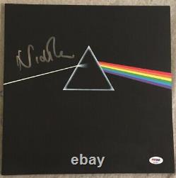 Nick Mason Signed Pink Floyd DARK SIDE OF THE MOON Record Album LP PSA/DNA COA