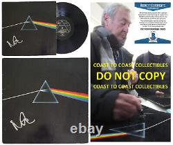 Nick Mason Signed Pink Floyd Dark Side of the Moon Album Proof Beckett COA Vinyl