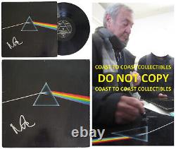 Nick Mason Signed Pink Floyd Dark Side of the Moon Album Proof Beckett COA Vinyl