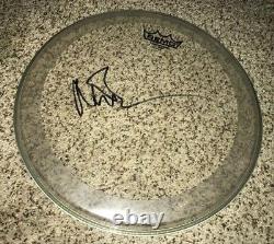 Nick Mason Signed Remo 13 Inch Drumhead Pink Floyd with proof
