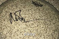 Nick Mason Signed Remo 13 Inch Drumhead Pink Floyd with proof