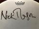 Nick Mason Signed Remo Drumhead Pink Floyd Official Merchandise