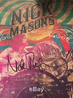 Nick Mason Signed Saucerful Of Secrets Tour Poster Autograph LE/1750 Pink Floyd