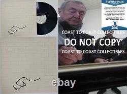 Nick Mason autographed Pink Floyd The Wall album record exact proof Beckett COA