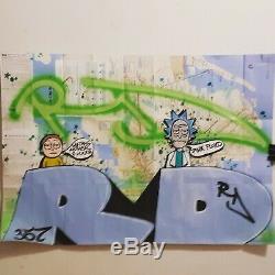 Nyc Subway Map Graffiti Rick And Morty Wu-tang Pink Floyd Street Art Rd357 Paint