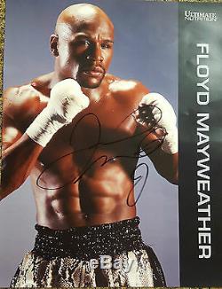 ORIGINAL Floyd Mayweather Authentic signature glossy Poster NEW