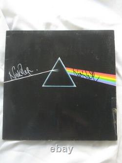 PINK FLOYD Autogramm DARK SIDE OF THE MOON signiert LP signed AUTOGRAPH Waters