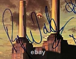 PINK FLOYD Autograph X4 GROUP IN-PERSON Signed Animals Record LP JSA Authentic