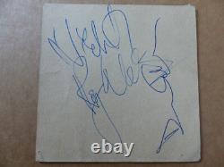 PINK FLOYD Complete Set Autograph Autographed signed Paper FLOYD AUTHENTIC LoA