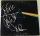 PINK FLOYD HAND SIGNED AUTOGRAPHED DARK SIDE OF THE MOON BY 2! With PROOF +C. O. A