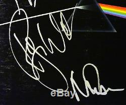 PINK FLOYD HAND SIGNED AUTOGRAPHED DARK SIDE OF THE MOON BY 2! With PROOF +C. O. A