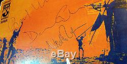 PINK FLOYD More LP SIGNED RECORD x4 David Gilmour, Roger Waters, Rick and Nick