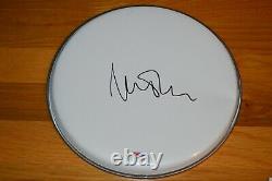 PINK FLOYD Nick Mason Autographed 10.5 inch Drum Head with PSA/DNA COA