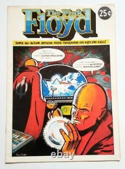 PINK FLOYD REAL hand SIGNED 1974 Comic book JSA LOA Roger Waters Richard Wright