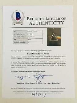 PINK FLOYD ROGER WATERS Autograph IN-PERSON Signed Dark Side of the Moon Recor