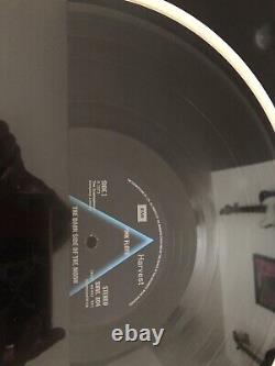 PINK FLOYD ROGER WATERS SIGNED FRAMED DARK SIDE OF THE MOON 1st Ed Vinyl LP ESG