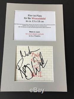 PINK FLOYD Roger Waters & Nick Mason In-person 2018 signed CD + Fotos RARITÄT