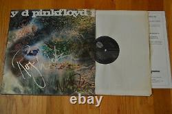 PINK FLOYD Saucerful of Secrets Roger Waters & Nick Mason Signed LP JSA ALOA