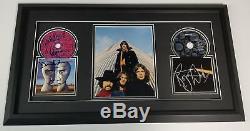 PINK FLOYD Signed Autograph CD Display by All 4 Roger Waters, David Gilmour, +